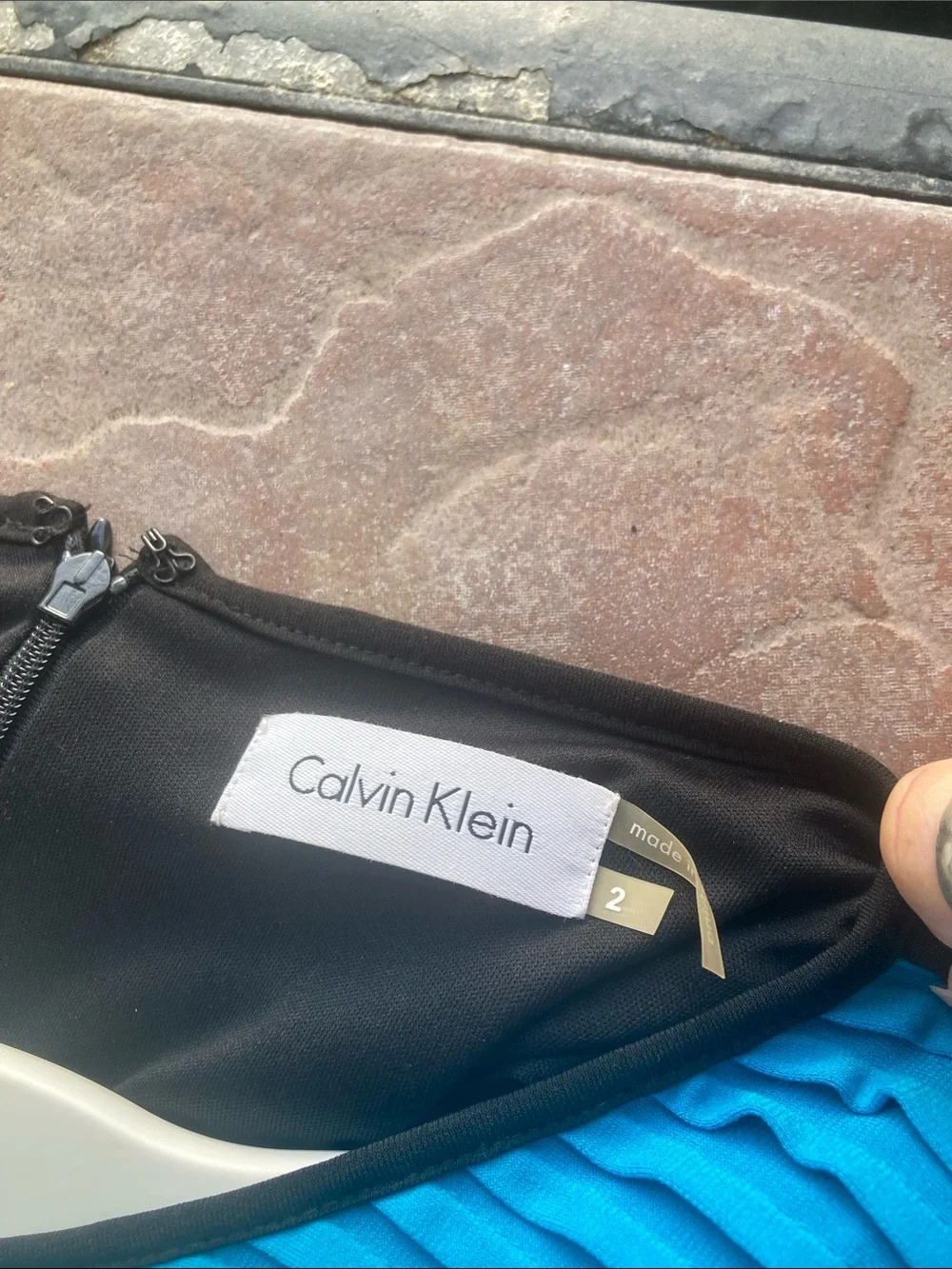 Calvin Klein sleeveless sheath